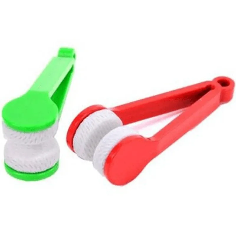 Efficient 1PC Mini Dualsided Eyeglass Cleaner Brush for Screens