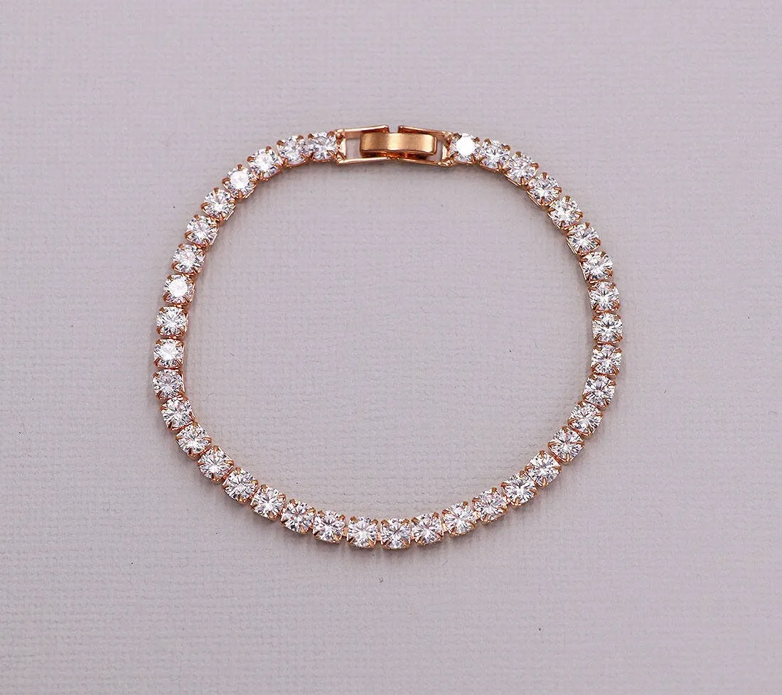 Ella CZ Tennis Bracelet