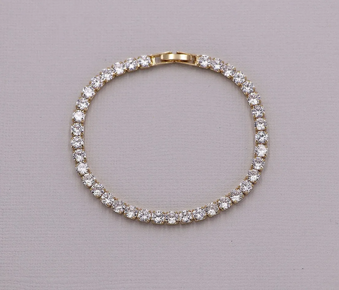 Ella CZ Tennis Bracelet