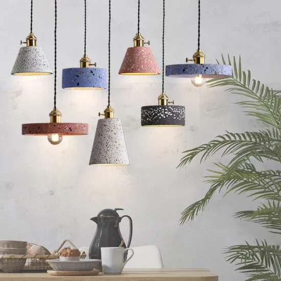 Esben Colourful Terrazzo Chic Pendant Lights