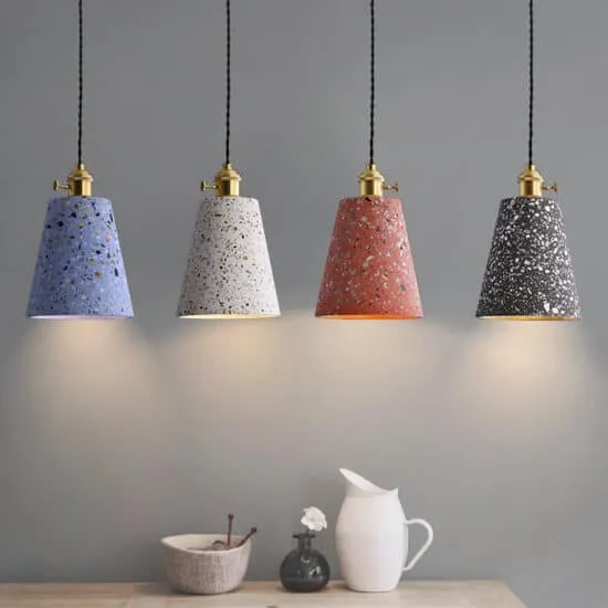 Esben Colourful Terrazzo Chic Pendant Lights