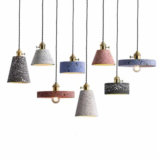 Esben Colourful Terrazzo Chic Pendant Lights