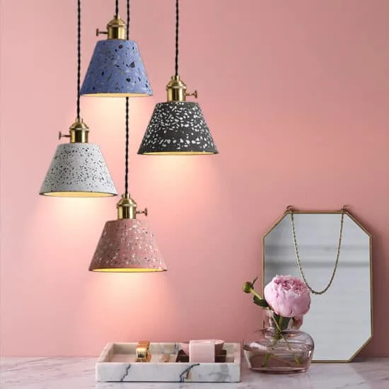 Esben Colourful Terrazzo Chic Pendant Lights