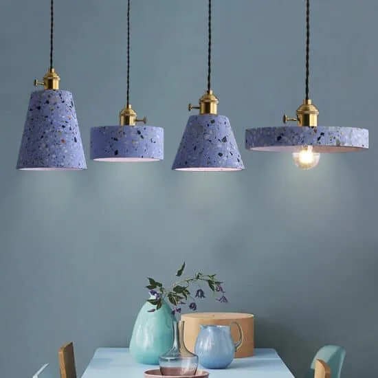 Esben Colourful Terrazzo Chic Pendant Lights