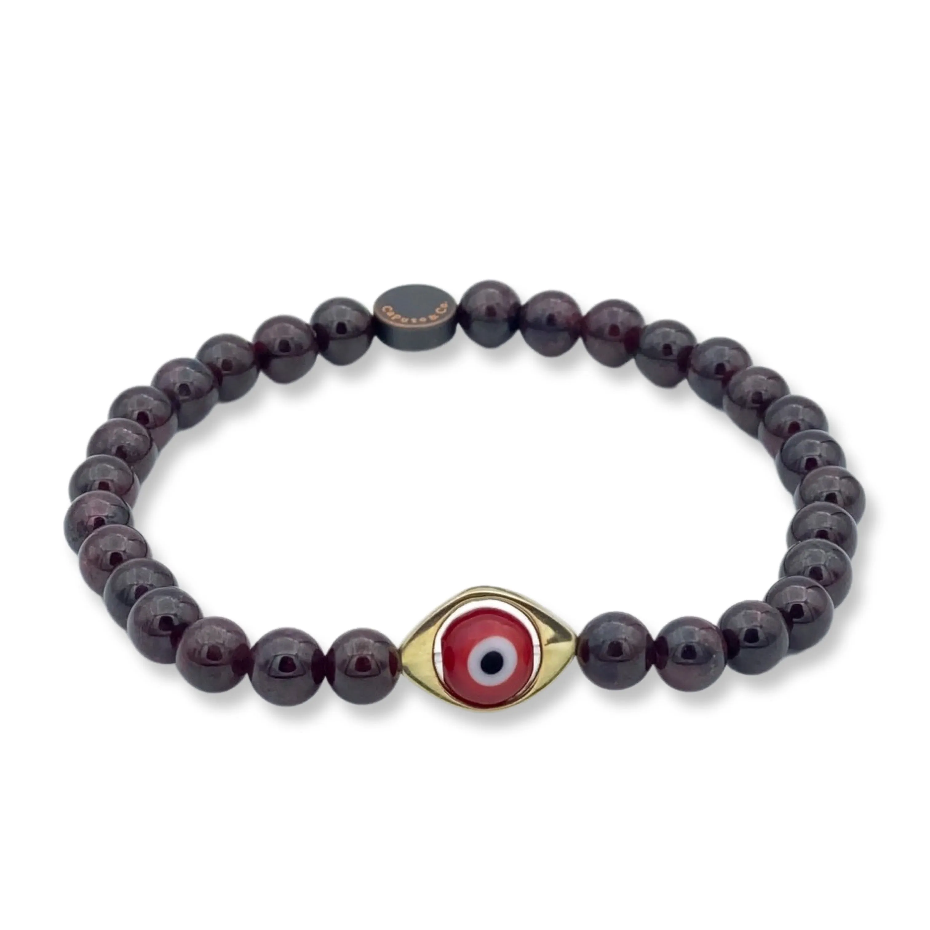 Evil Eye Gem Stretch Bracelet