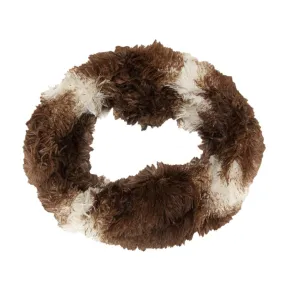 FabSeasons Dark Brown Faux Fur Neck Warmer