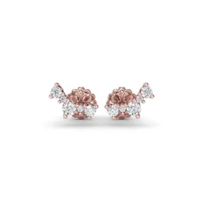 Fana Five Stone Diamond Climber Earrings