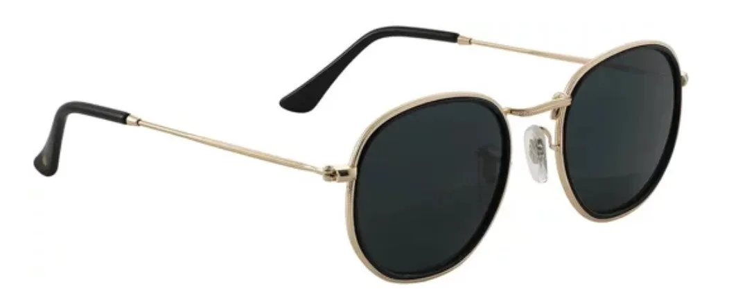 Glassy Hudson Polarized BLK/GLD Lens