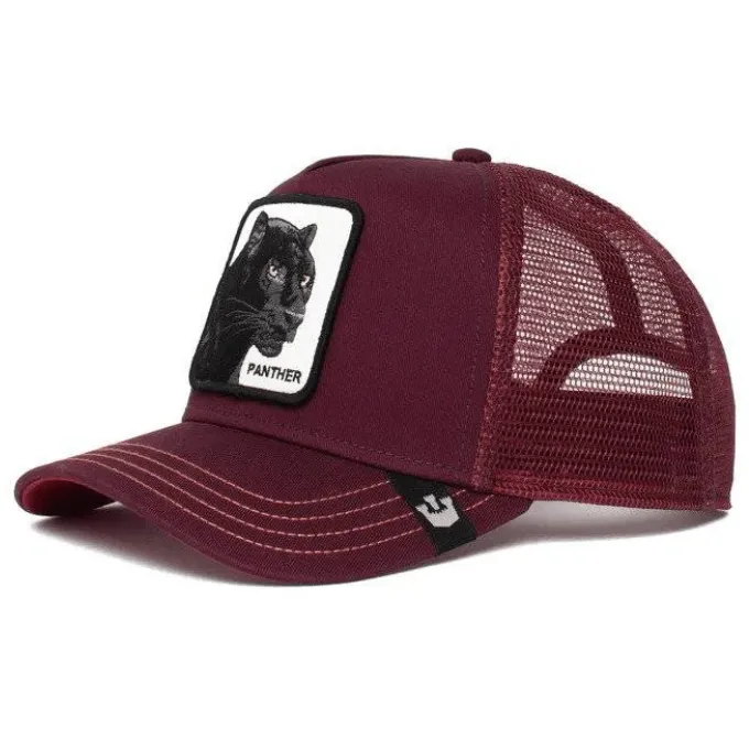 Goorin Bros - Animal Trucker Cap - Panther - Maroon