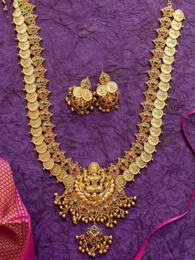 Gutta Pusalu Style Lakshmi Necklace