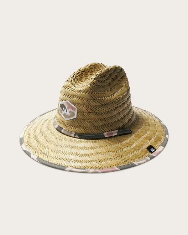 Hemlock Willow Little Kids Straw Lifeguard Hat - Multi Colored