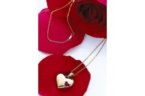 Inner Heart Ruby Pendant