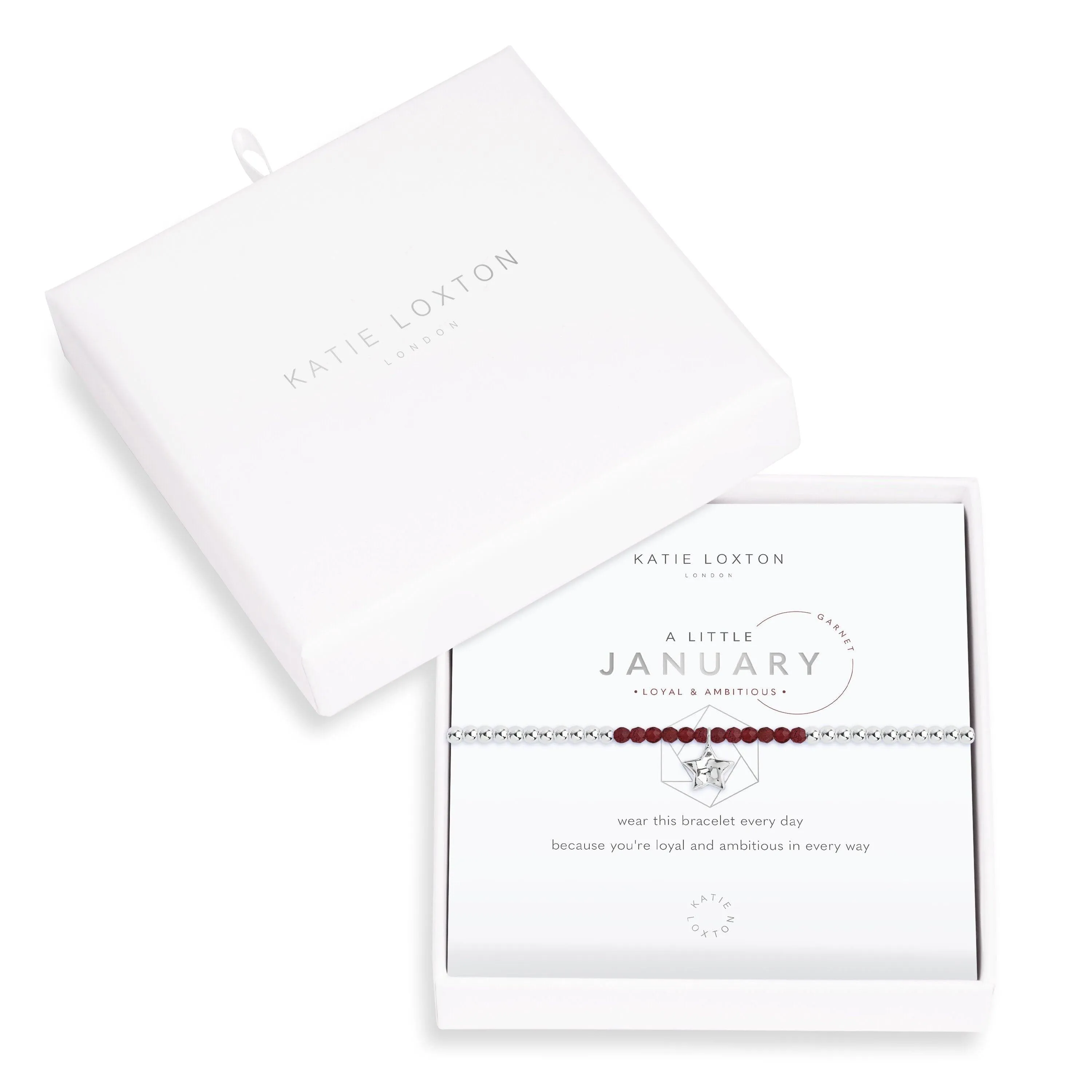 Katie Loxton A Little: January Birthstone Bracelet