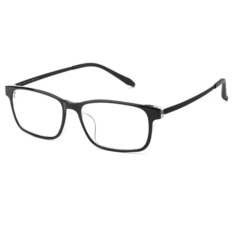 Kocolior Unisex Full Rim Square Tr 90 Titanium Hyperopic Reading Glasses 99102