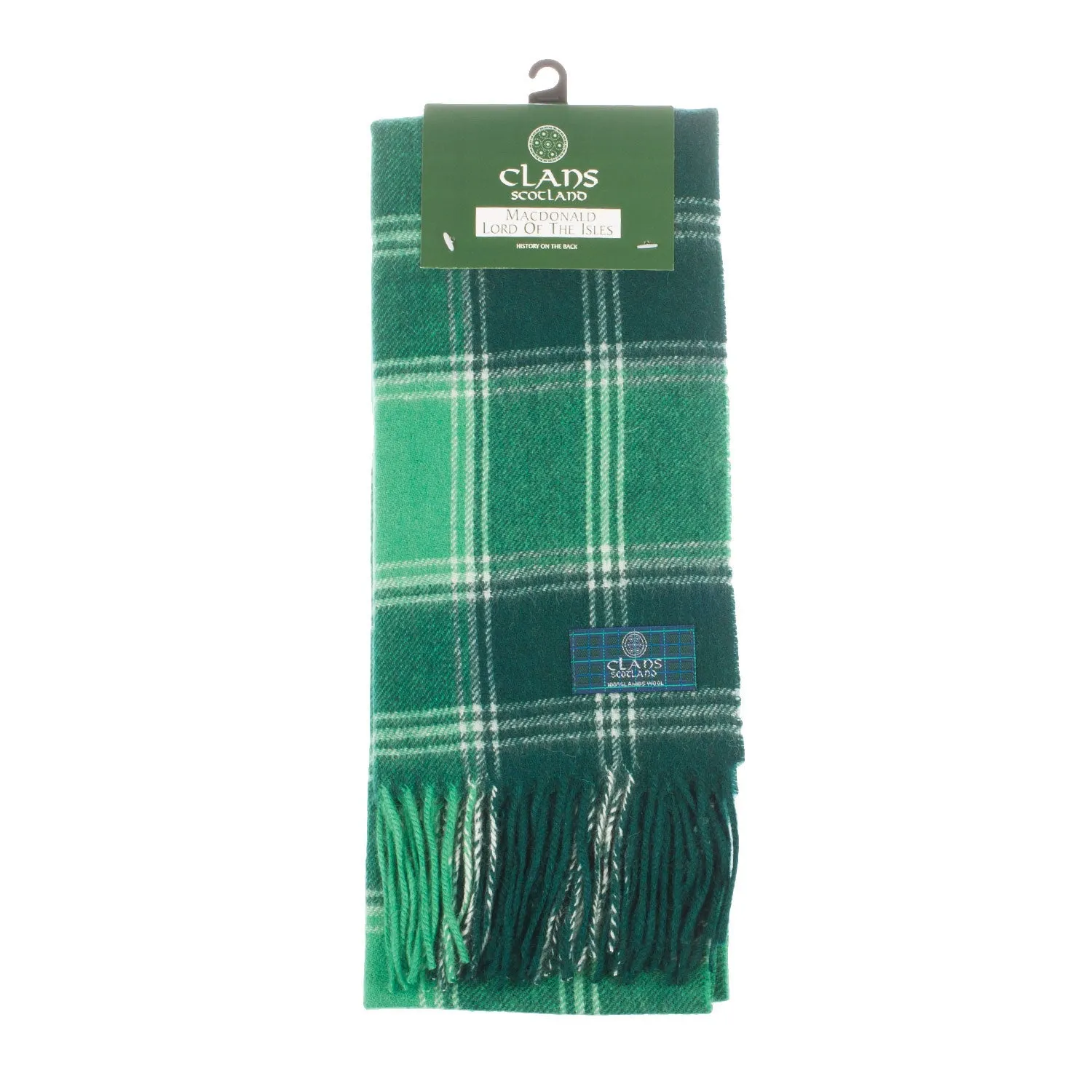 Lambswool Scottish Tartan Clan Scarf  Macdonald Lord Of The Isles