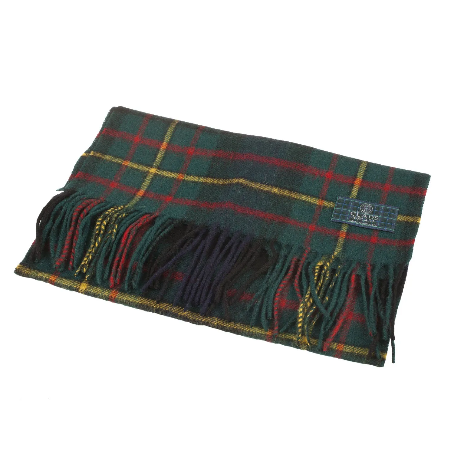 Lambswool Scottish Tartan Clan Scarf  Maclaren