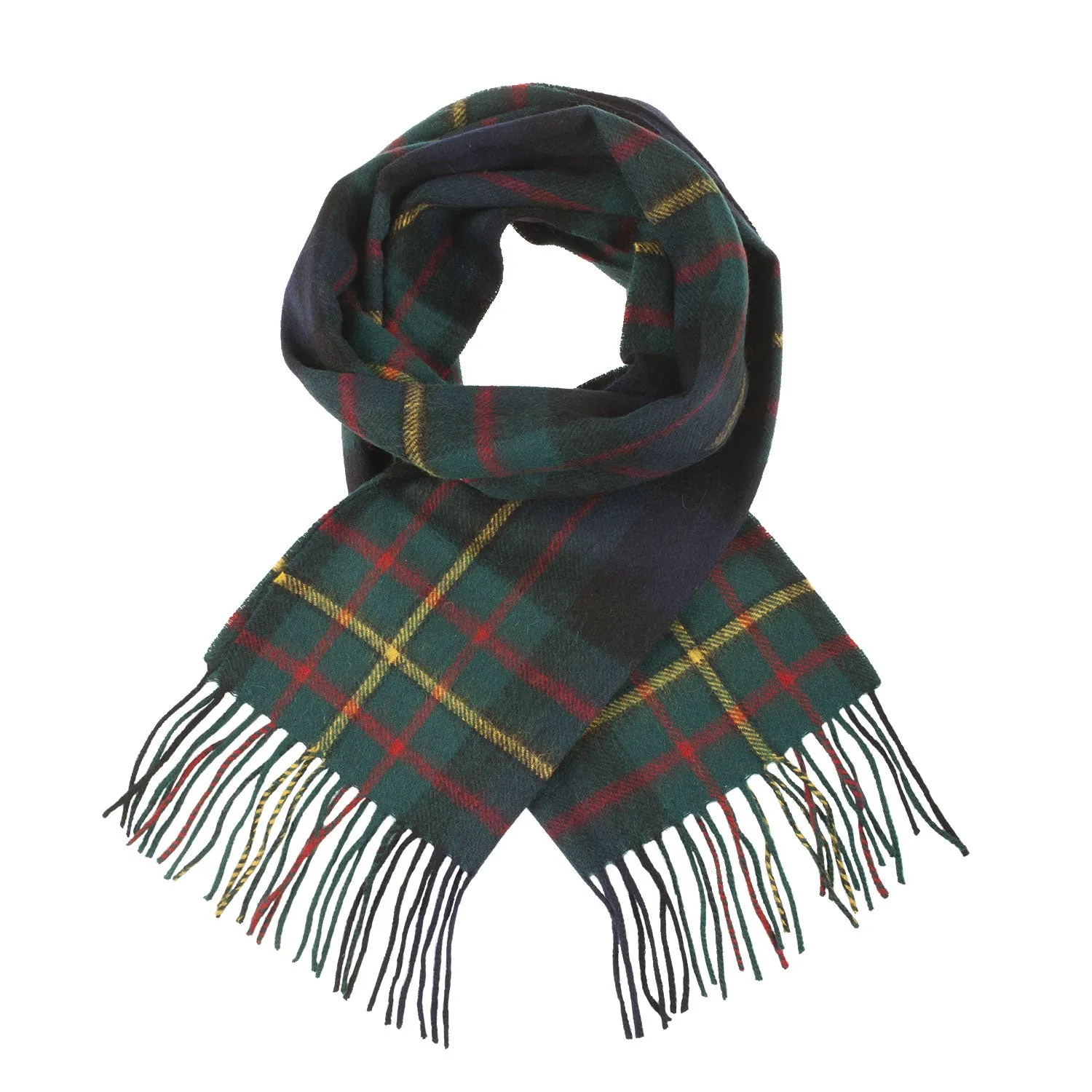 Lambswool Scottish Tartan Clan Scarf  Maclaren