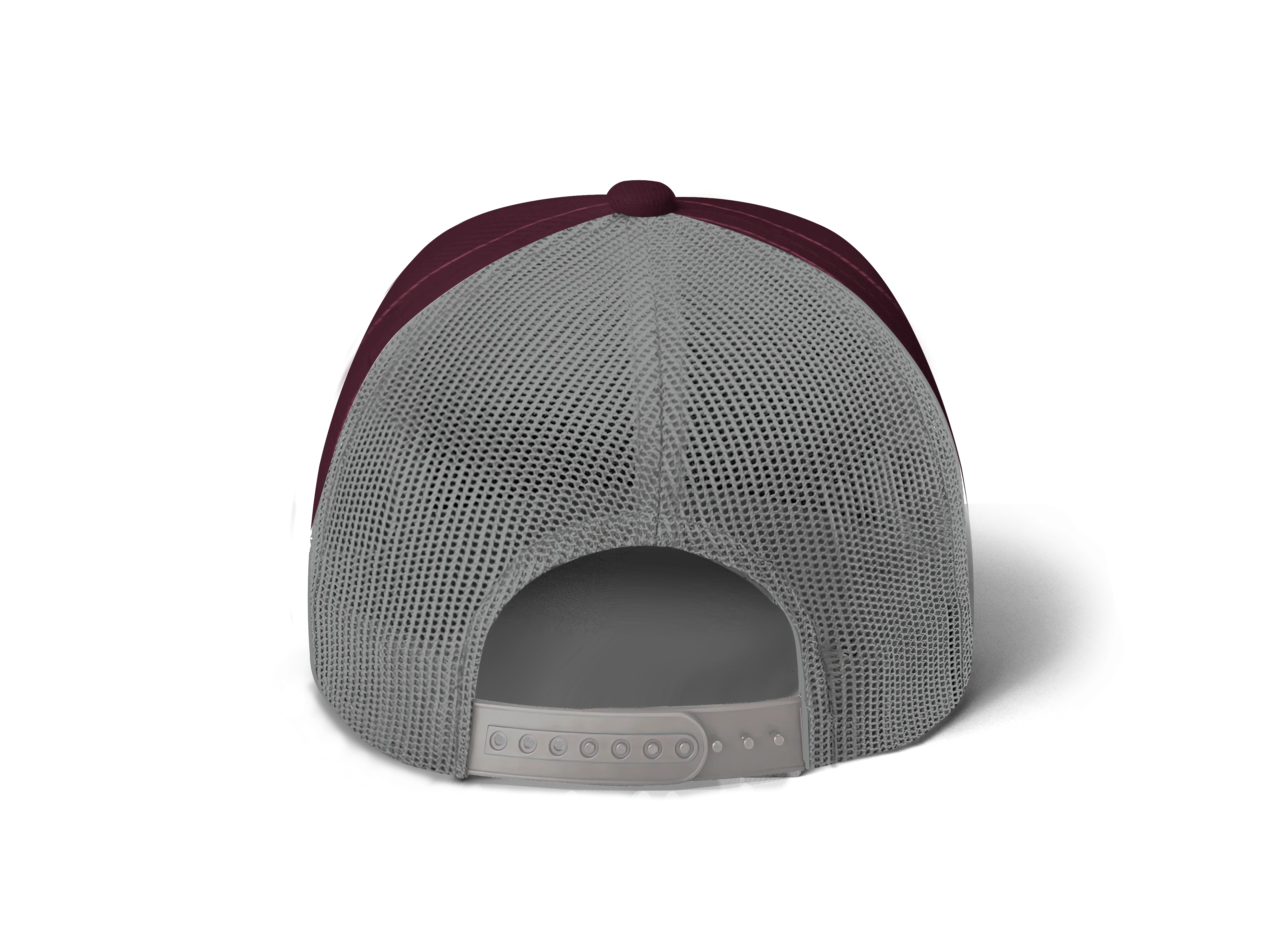 Lone Star Ropes Trucker Cap - Burgundy/Grey