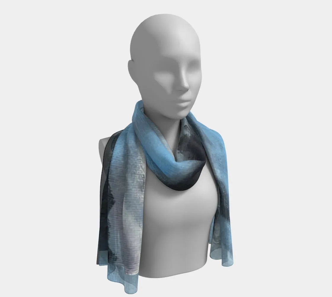 Long Silk Scarf Big Sur Wave Limited Edition