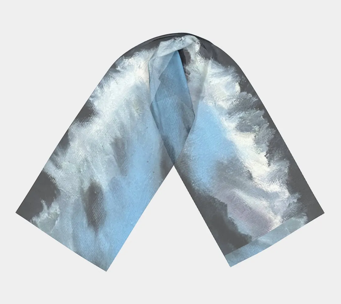 Long Silk Scarf Big Sur Wave Limited Edition