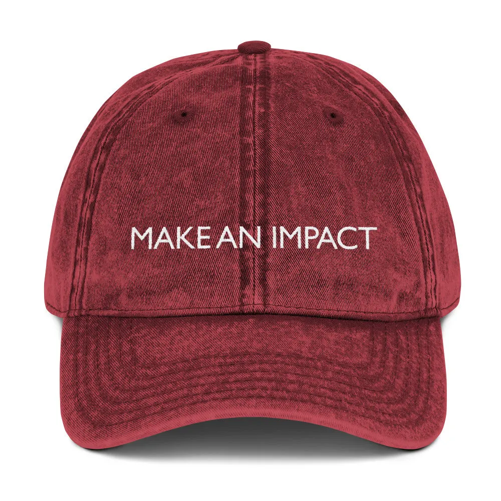 Make an Impact Vintage Cap