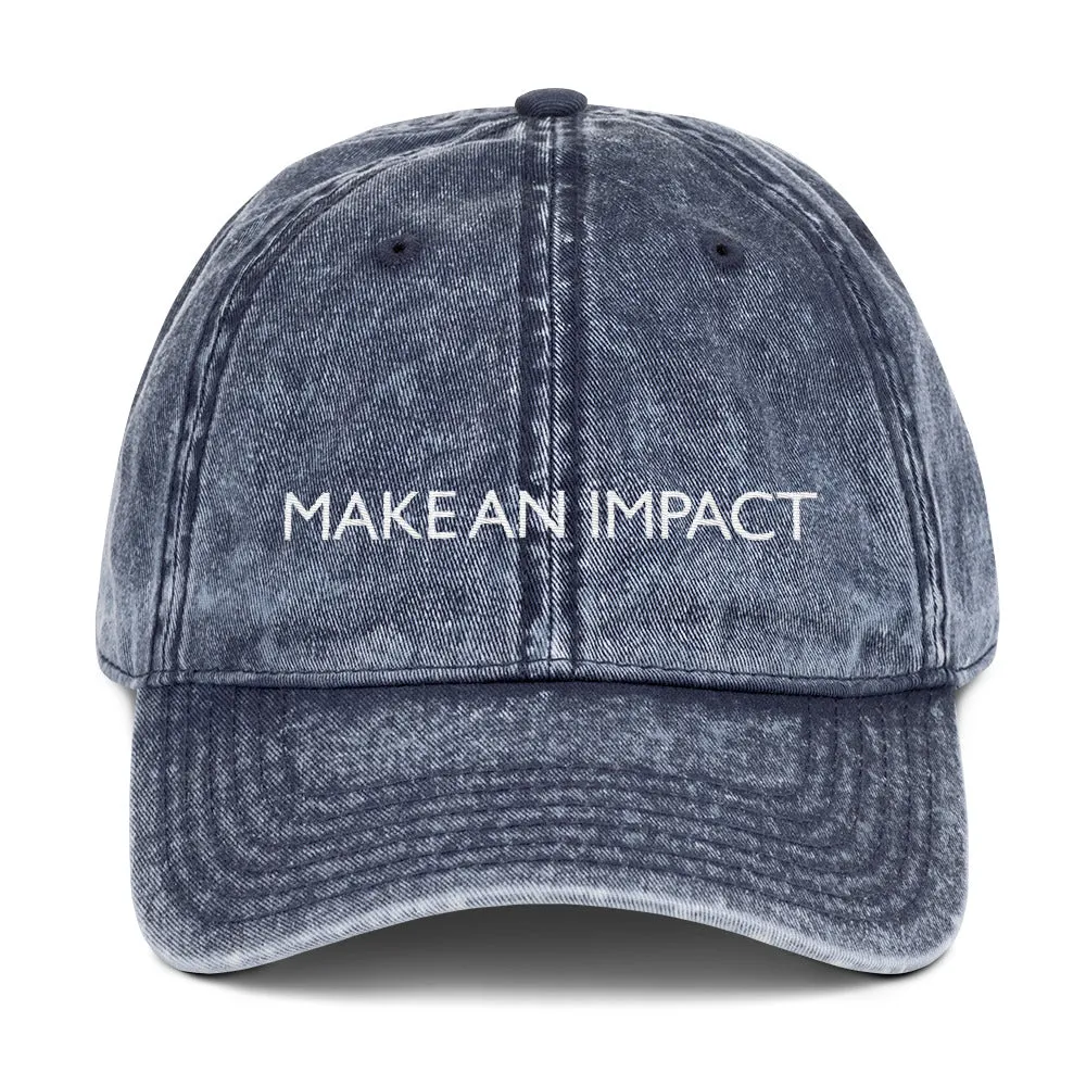 Make an Impact Vintage Cap