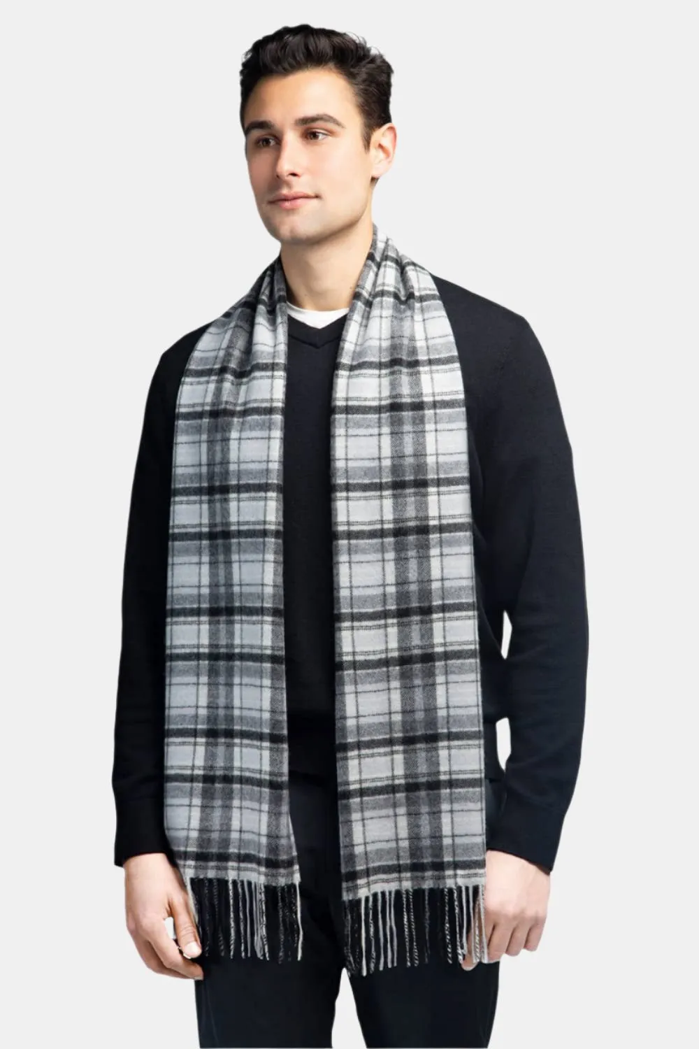 Men's Classic 100% Pure Cashmere Scarf