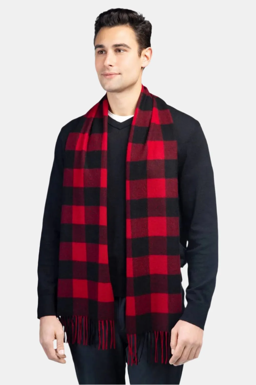 Men's Classic 100% Pure Cashmere Scarf