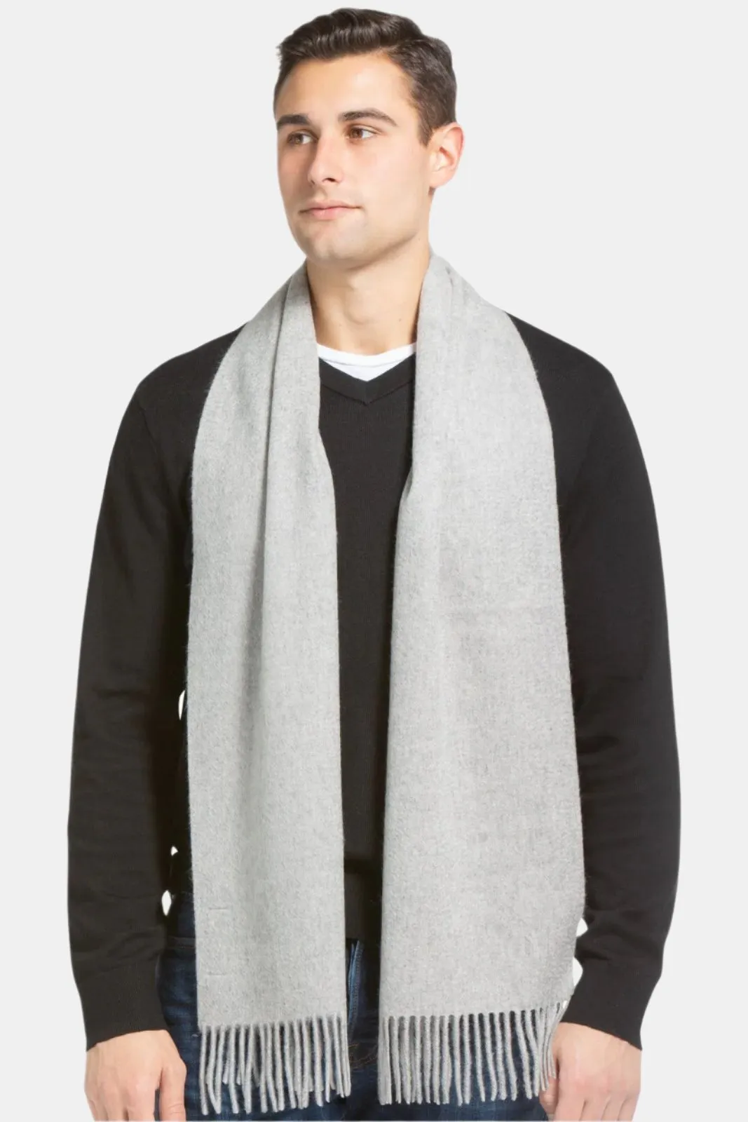 Men's Classic 100% Pure Cashmere Scarf