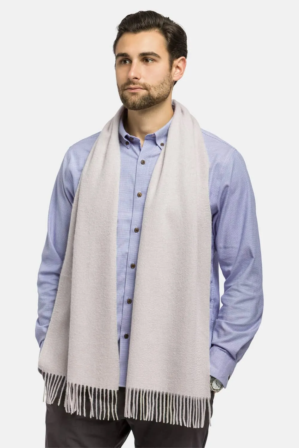 Men's Classic 100% Pure Cashmere Scarf