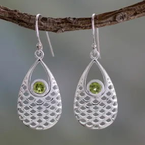 Mermaid Sea Peridot Earrings