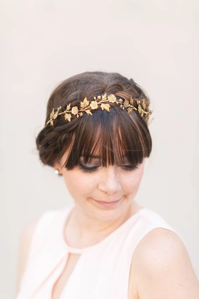 Metal Flexible Wildflower Crown