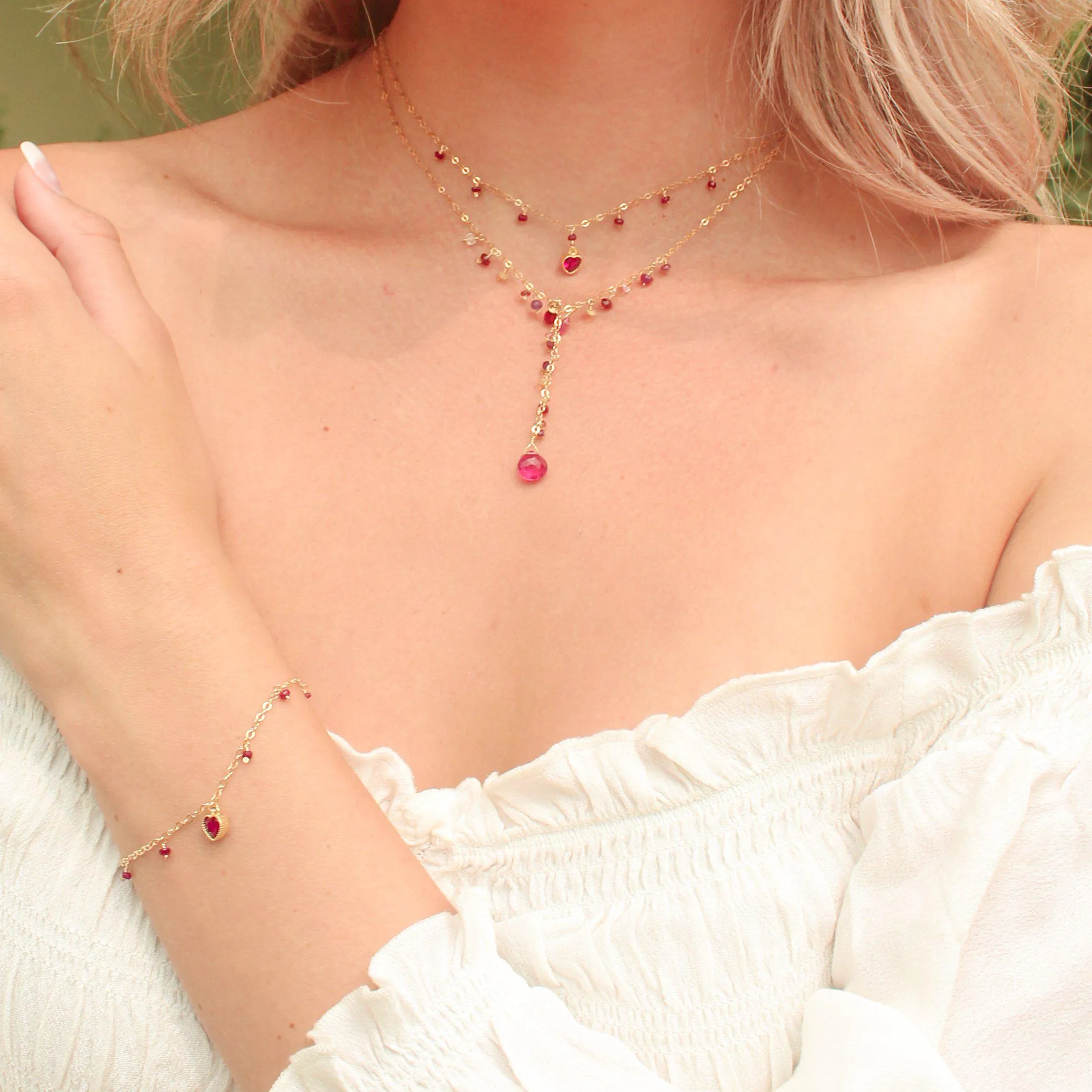 MiniDot Necklace: Heart