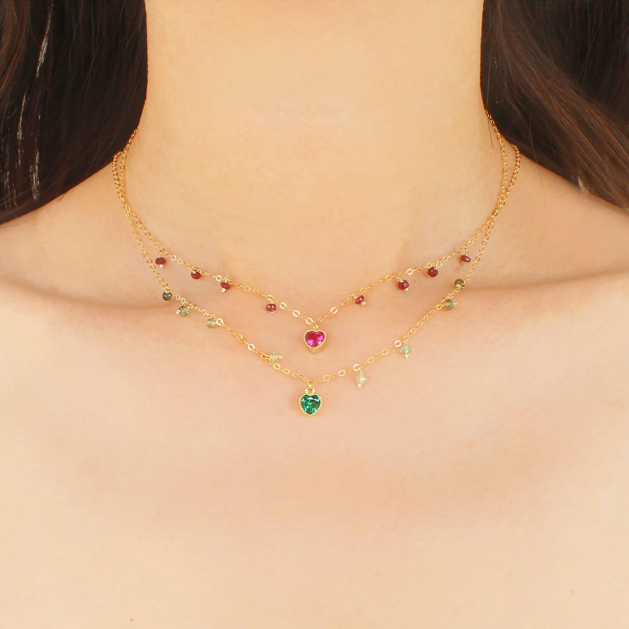 MiniDot Necklace: Heart