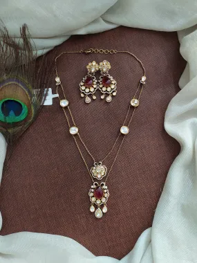 Modern Kundan Necklace Set