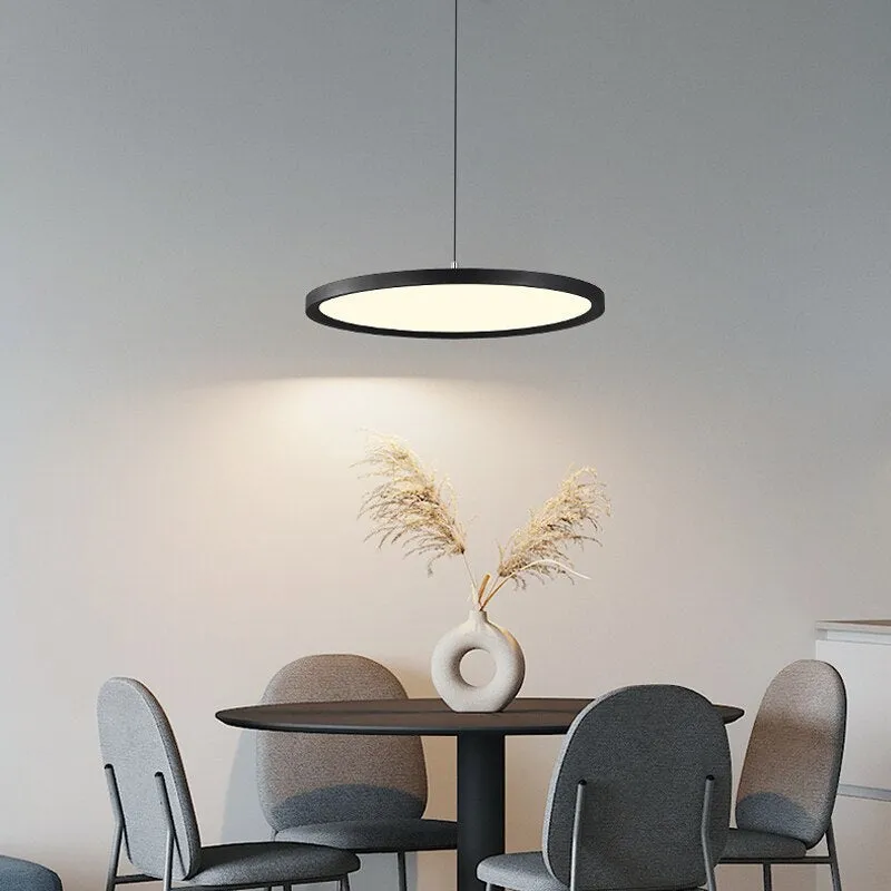 Modern minimalist led dining room light Nordic designer dining room chandelier single-head minimalist book room office lighting