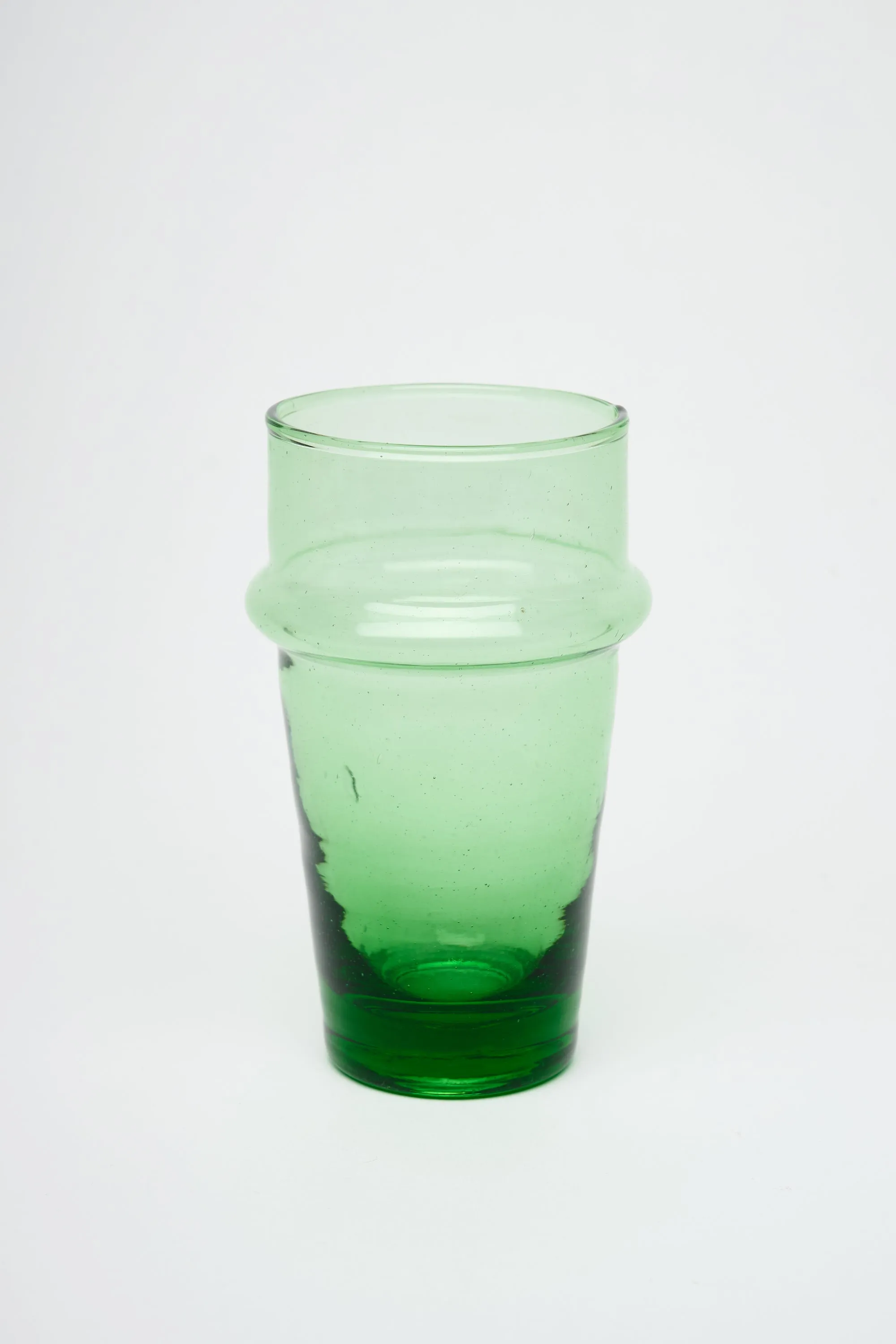 Moroccan Beldi Tall Glasses in Green, SET OF 6