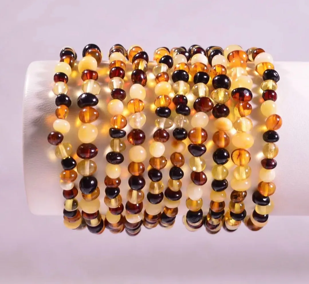 Natural Baltic Amber Necklaces and Bracelets