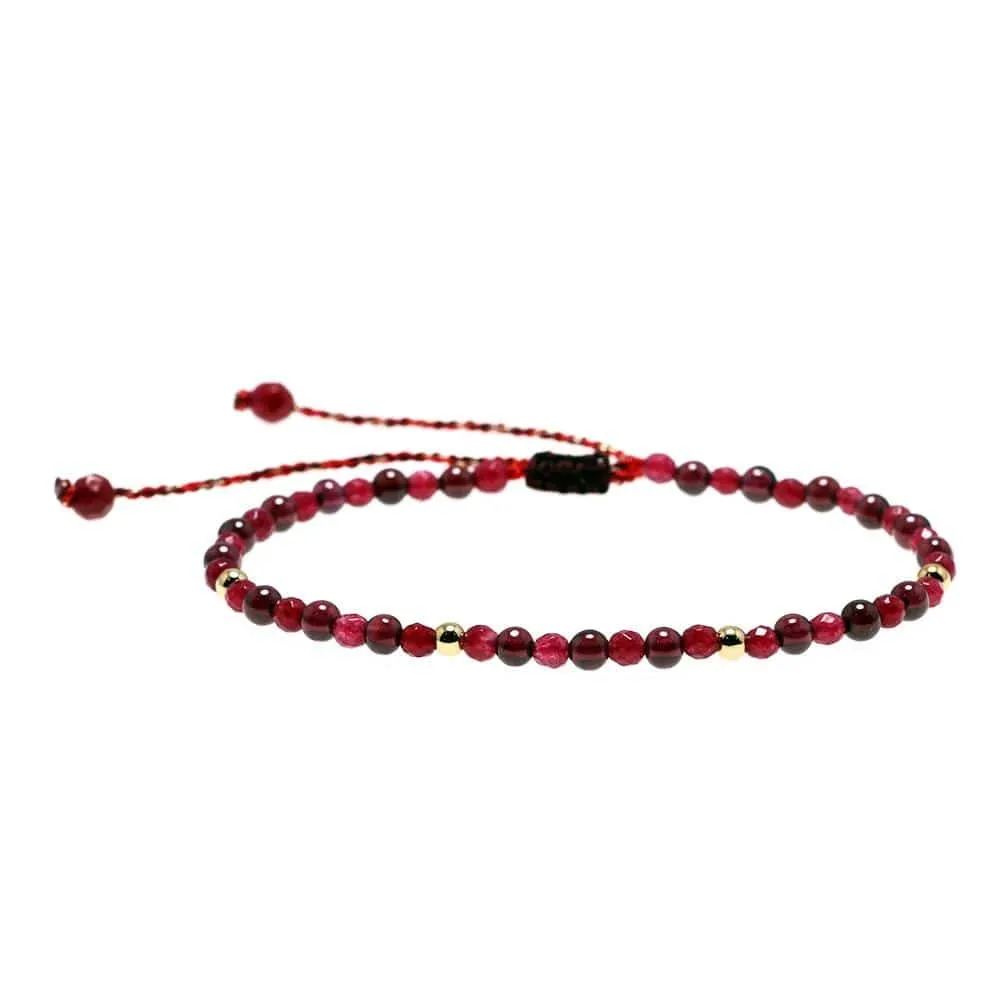 Natural Stone Red String Handmade Bracelets