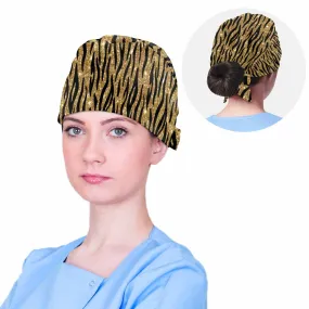 Nurse Scrub Cap Animal Print 2  Scrub Cap