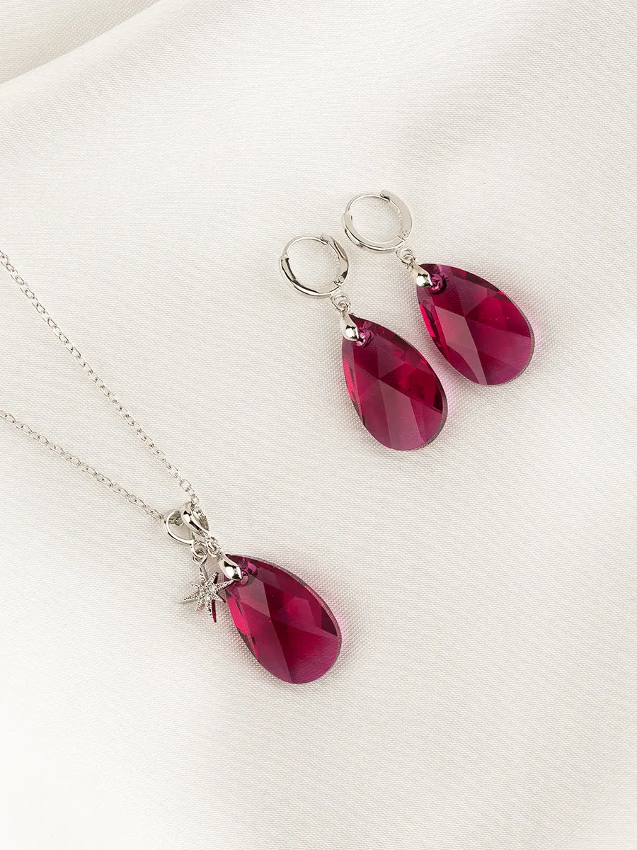 Olivia Jewelry Set | Ruby