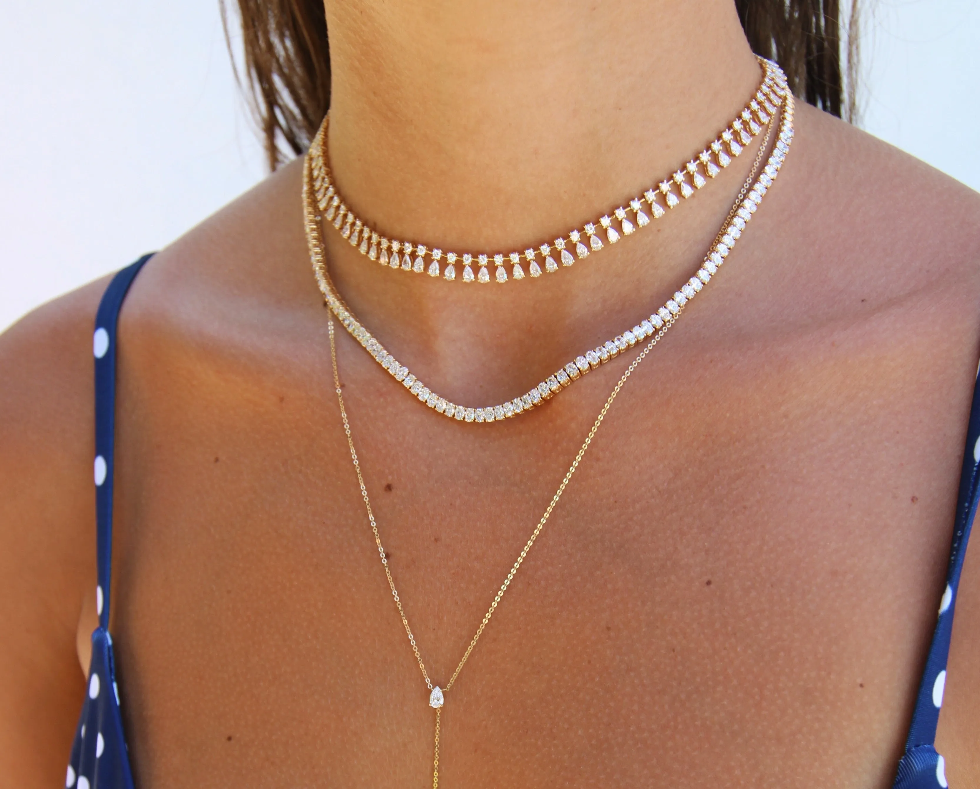 OVAL DIAMOND CHOKER