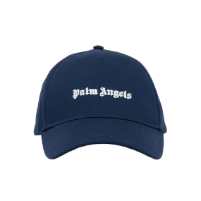 Palm Angels Logo Baseball Cap Navy