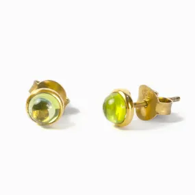 Peridot Stud Earrings