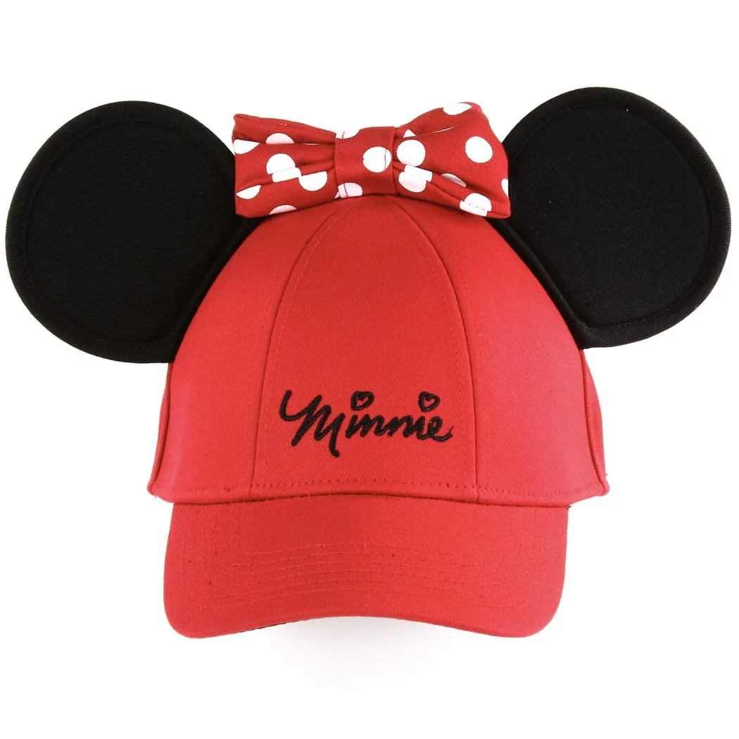 Personalized Disney Kid's Baseball Cap with 3D Ears - Minnie Mouse