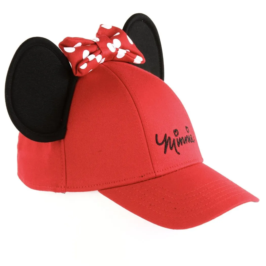 Personalized Disney Kid's Baseball Cap with 3D Ears - Minnie Mouse