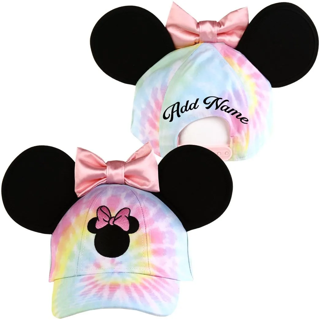 Personalized Disney Kid's Baseball Cap with 3D Ears - Minnie Mouse