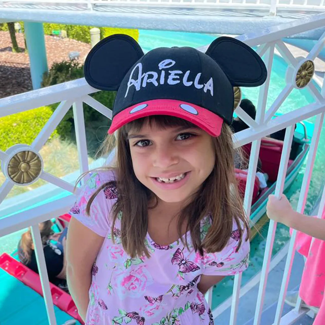 Personalized Kids or Adults Baseball Cap with 3D Ears - Mickey