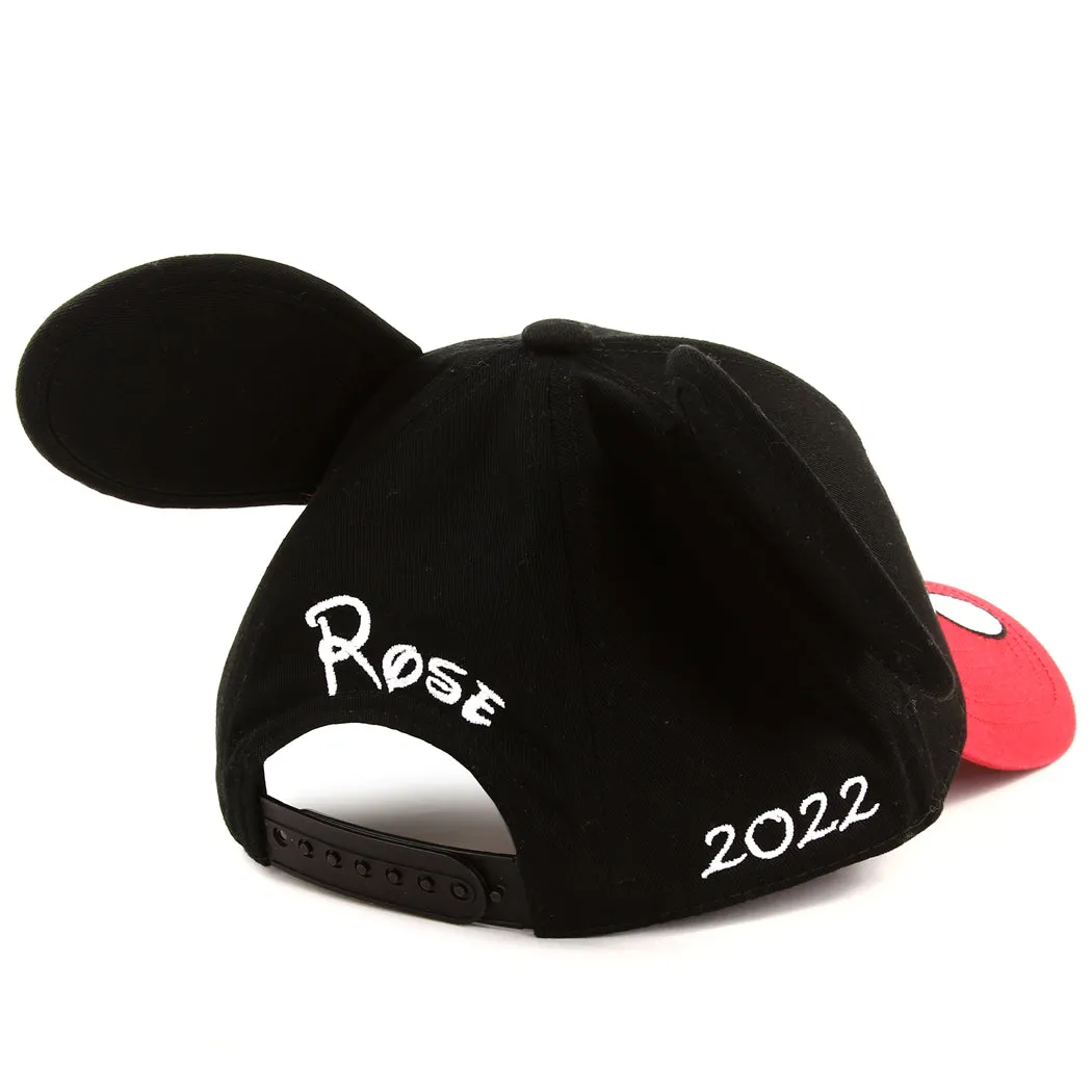 Personalized Kids or Adults Baseball Cap with 3D Ears - Mickey