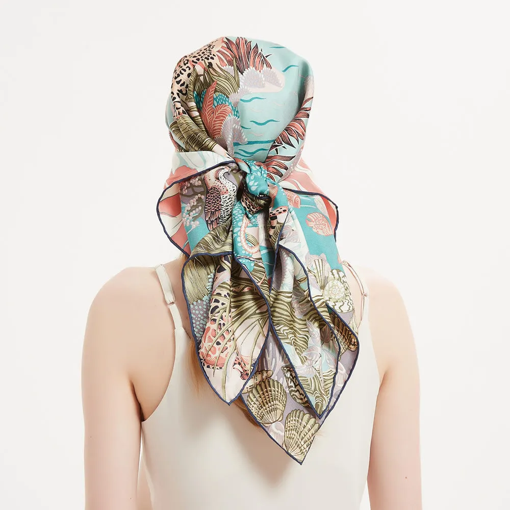 Prairies Silk Twill Head Scarf 90